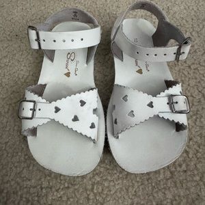 White Salt Water Sandals